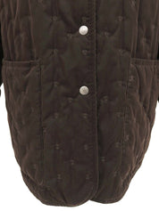 セリエボタンコート ブラウン