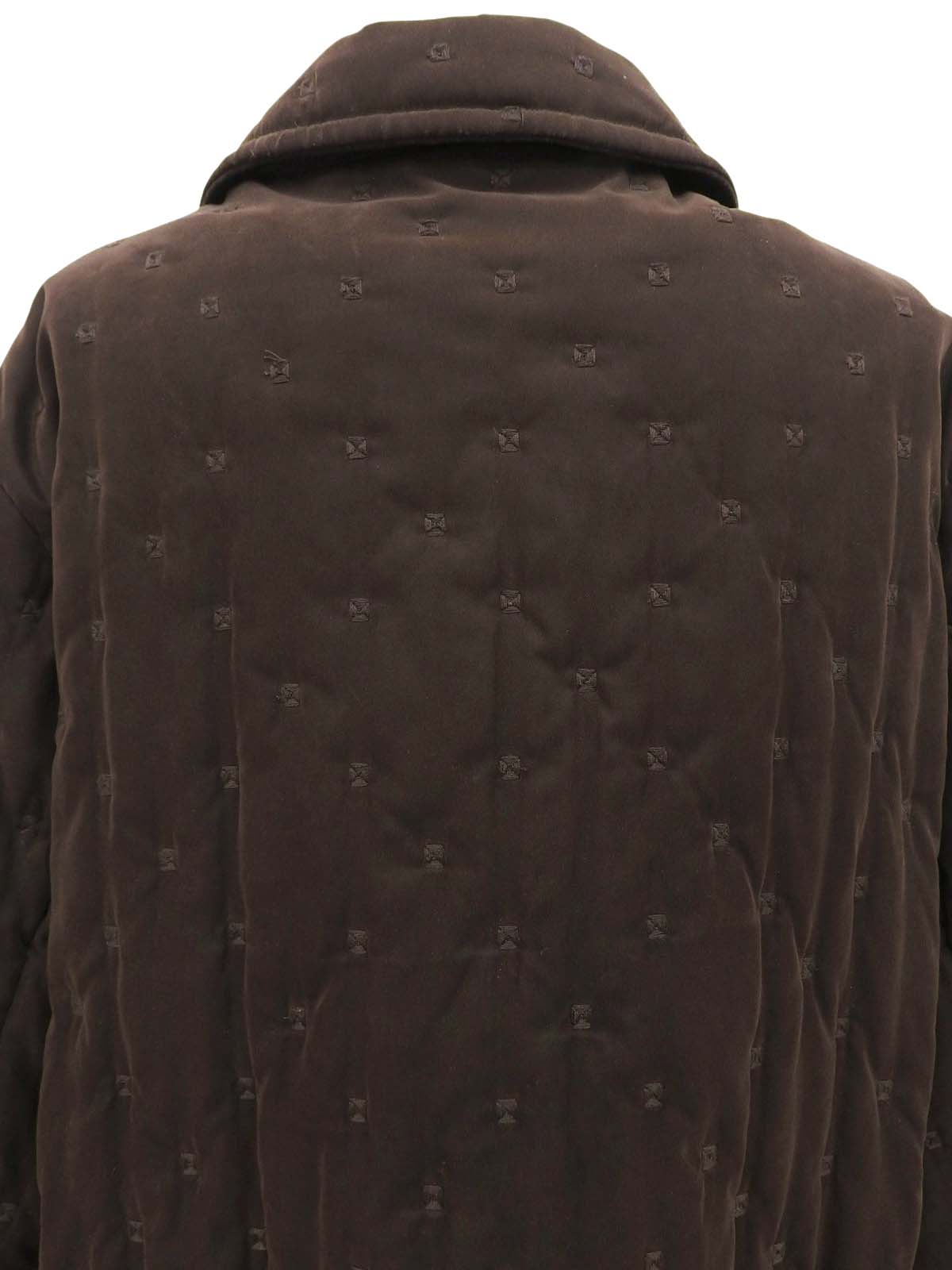 セリエボタンコート ブラウン