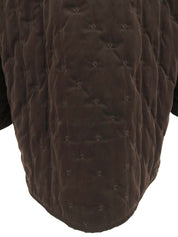 セリエボタンコート ブラウン