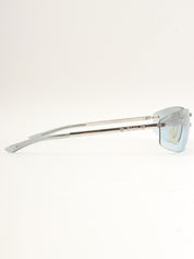 Logo Plate Rimless Sunglasses Blue