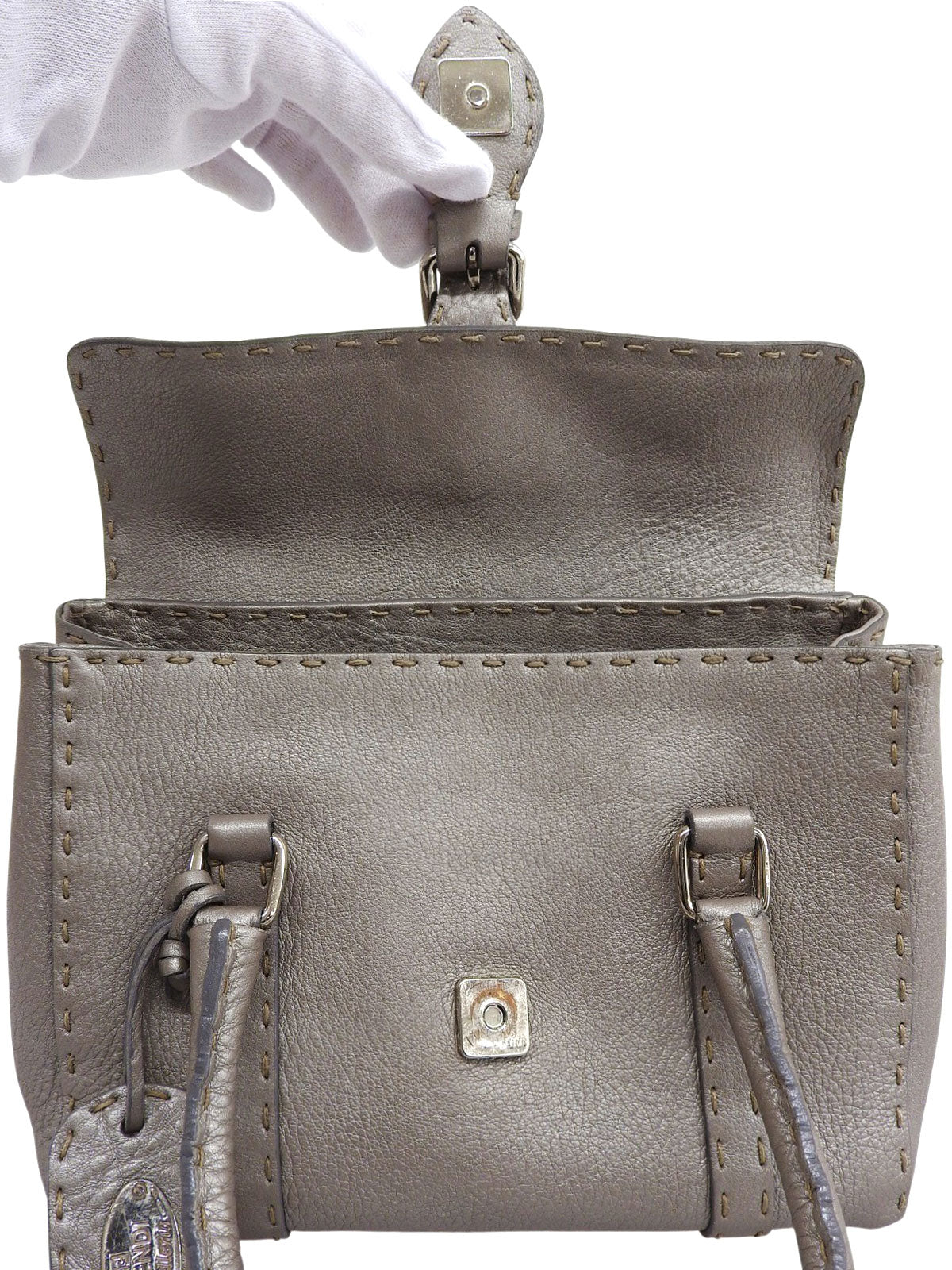 Selleria Linda Handbag in Grey