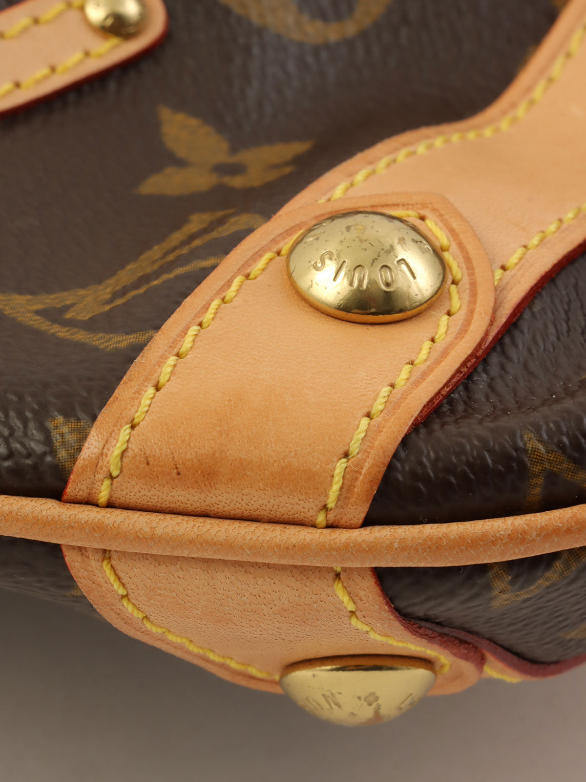 2004 Monogram Canvas Leonor Handbag Brown