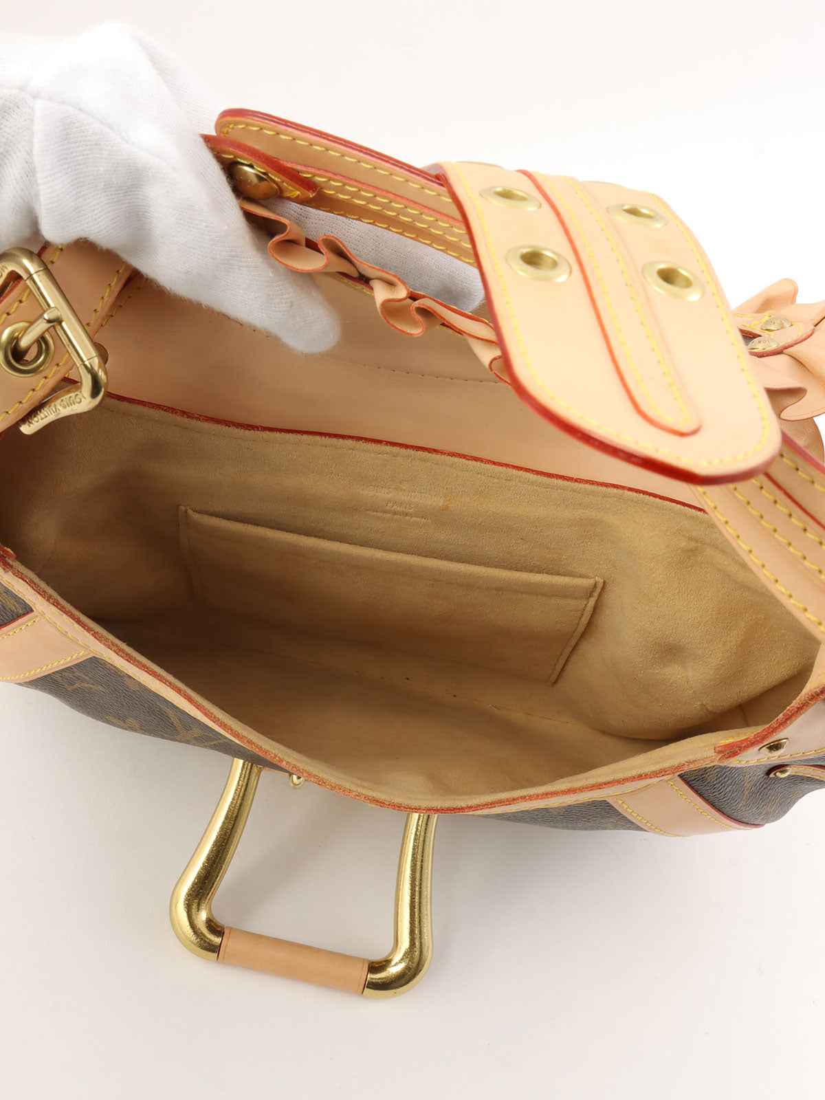 2004年製 モノグラムキャンバスレオノールハンドバッグ ブラウン