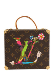 Takashi Murakami Collaboration Monogram Character Jewelry Box Brown/Multi