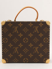 Takashi Murakami Collaboration Monogram Character Jewelry Box Brown/Multi