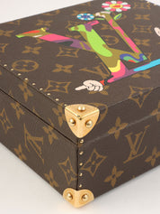 村上隆联名款 Monogram 人物首饰盒 棕色/多色