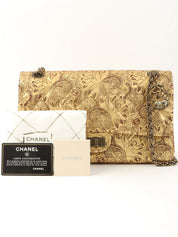 2008年頃製 パリモスクワコレクション2.55チェーンショルダーバッグ ゴールド／ブラウン