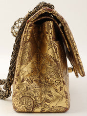 2008年頃製 パリモスクワコレクション2.55チェーンショルダーバッグ ゴールド／ブラウン