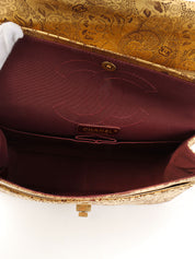 2008年頃製 パリモスクワコレクション2.55チェーンショルダーバッグ ゴールド／ブラウン