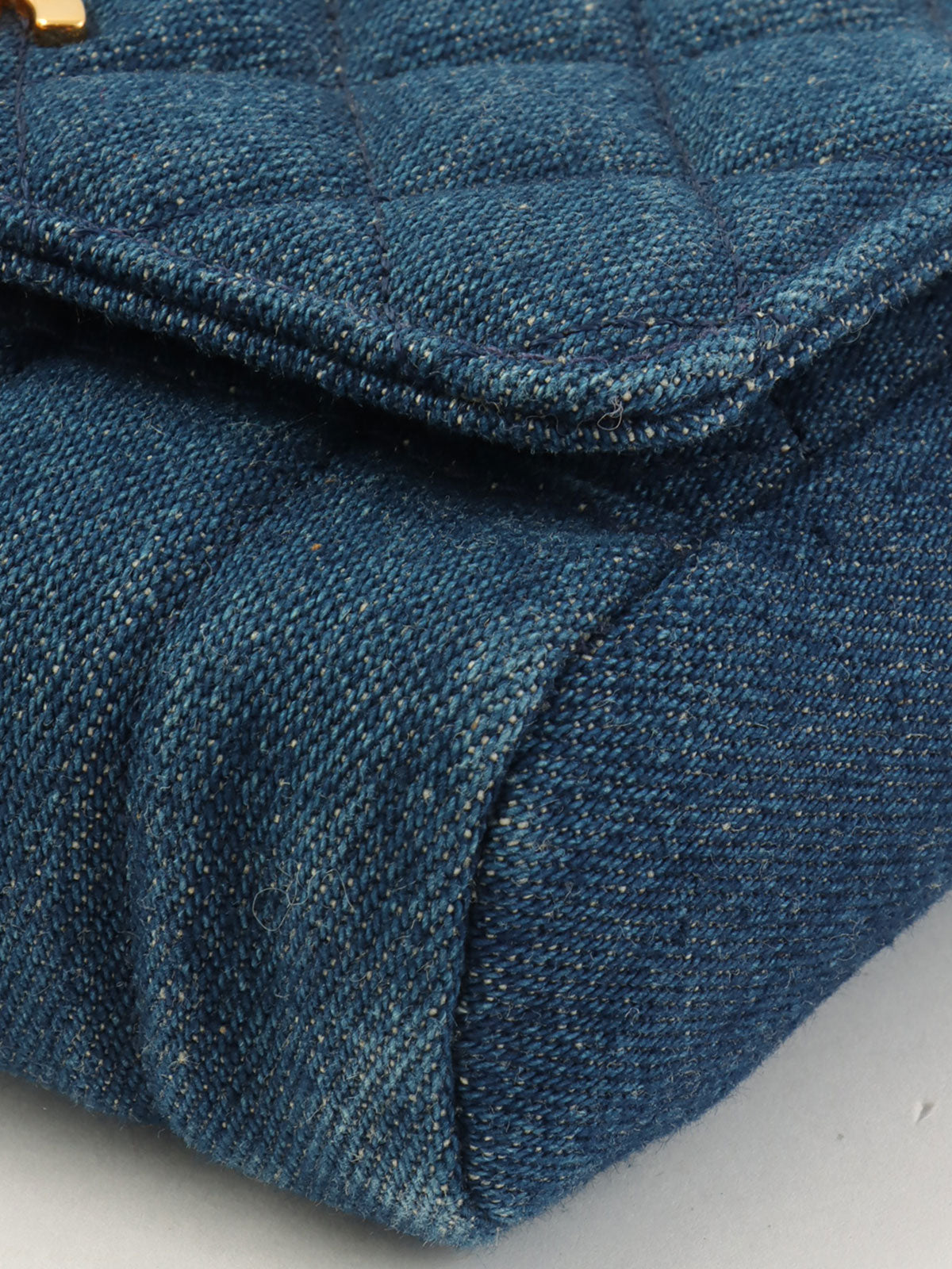 1990年頃製 デニムCCターンロックショルダーバッグミニ インディゴ