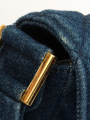 1990年頃製 デニムCCターンロックショルダーバッグミニ インディゴ