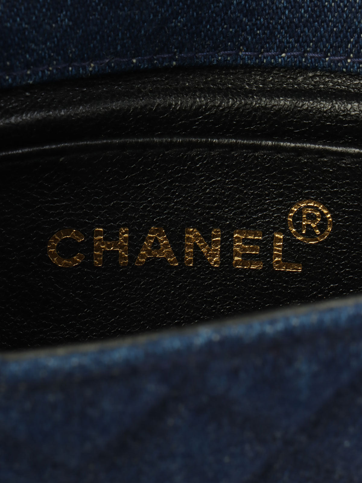 1990年頃製 デニムCCターンロックショルダーバッグミニ インディゴ