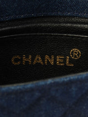 1990年頃製 デニムCCターンロックショルダーバッグミニ インディゴ