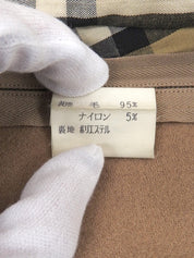 ウールステンカラーコート ベージュ