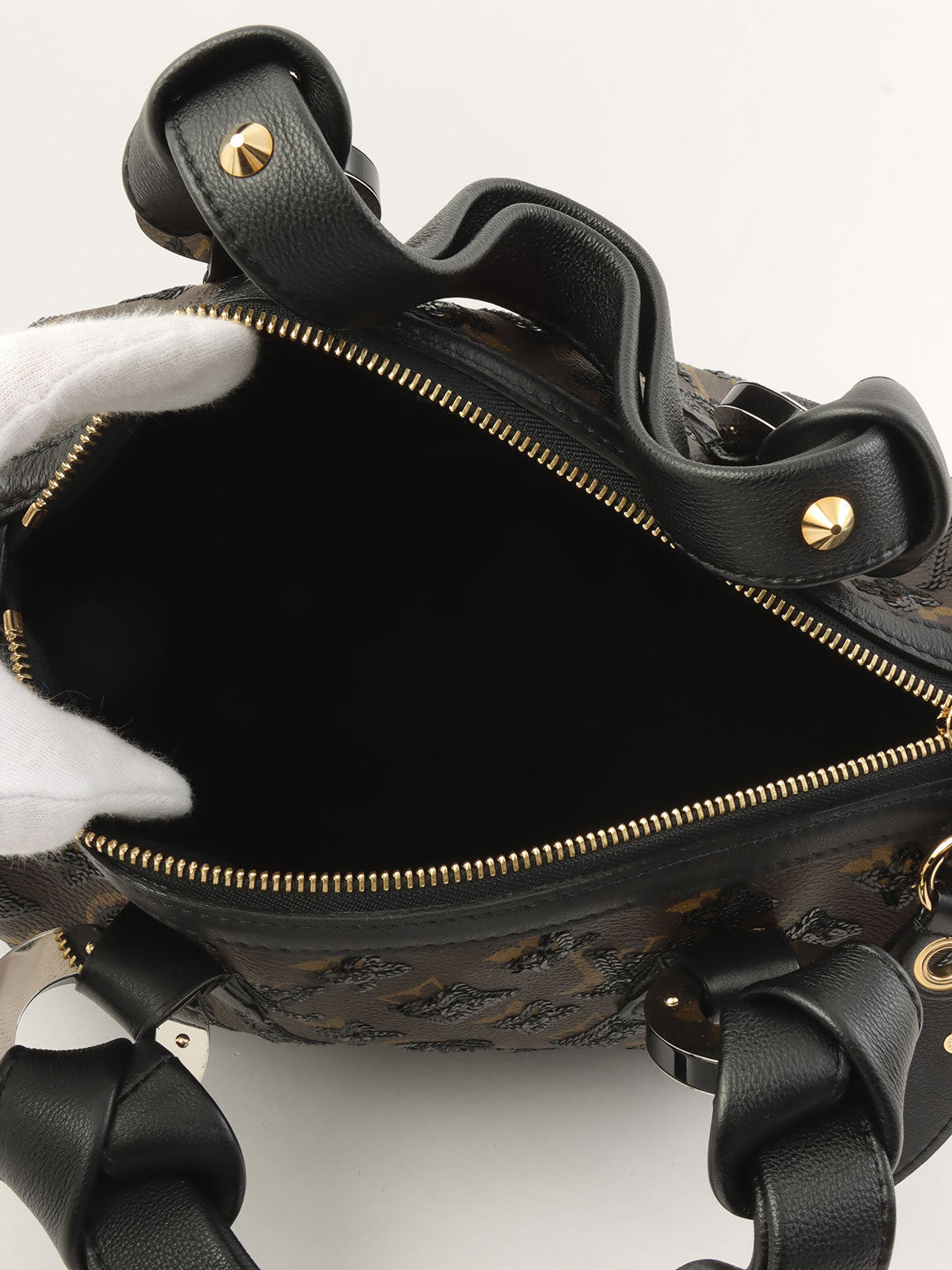 2009年製 モノグラムエクリプススピーディ ブラウン／ブラック