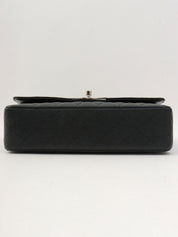 2012年頃製 キャビアスキンクラシックフラップチェーンバッグ25cm ブラック