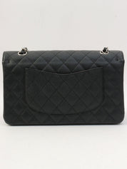 2012年頃製 キャビアスキンクラシックフラップチェーンバッグ25cm ブラック