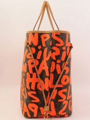 2003 Monogram Graffiti Neverfull GM Orange/Brown