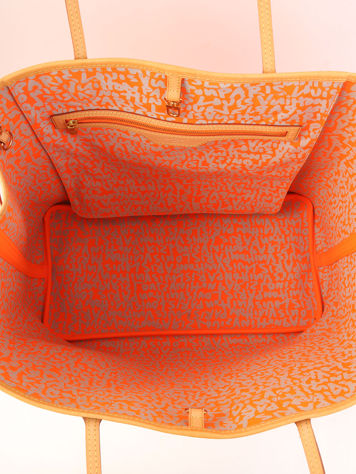 2003 Monogram Graffiti Neverfull GM Orange/Brown