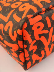 2003年Monogram Graffiti Neverfull GM橙棕色