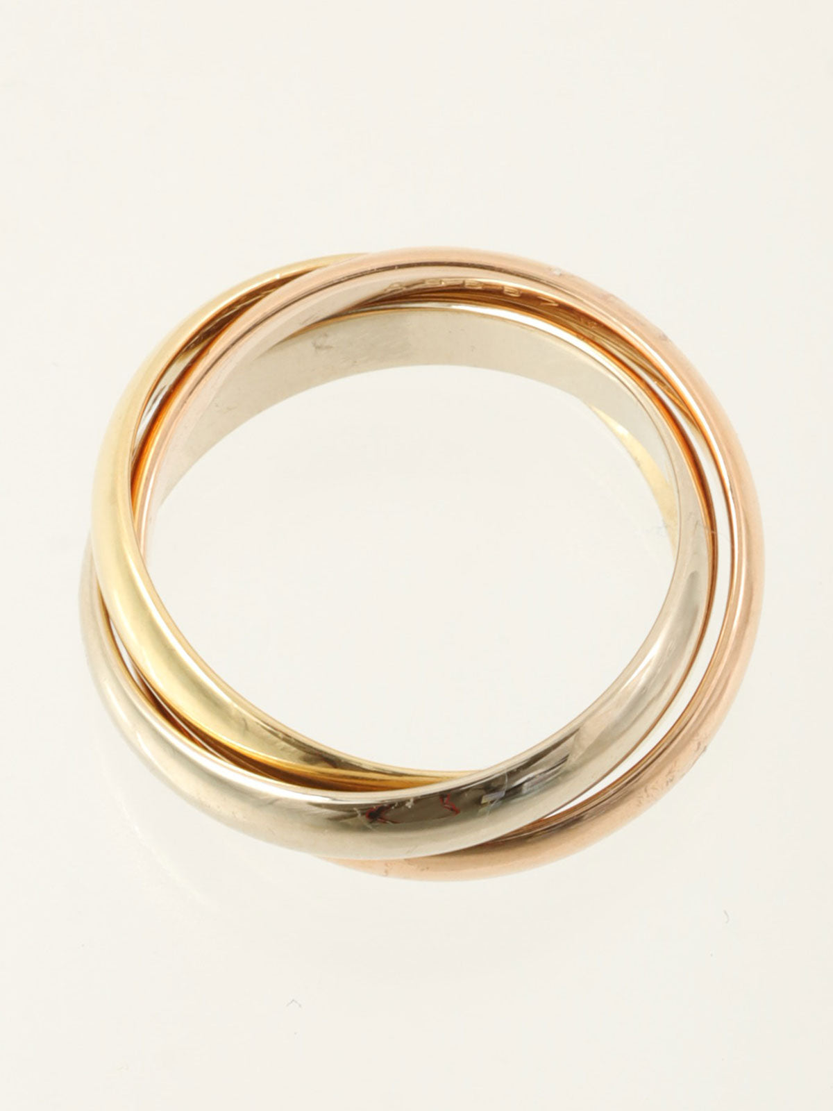 18Kトリニティリング イエローゴールド/ピンクゴールド/ホワイトゴールド