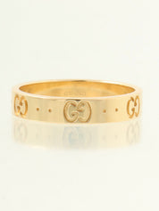 18K Gold Icon Ring