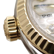 2003年頃製 10Pダイヤモンコンピューターフェイスデイトジャスト 26mm 179173G F番 自動巻き シルバー