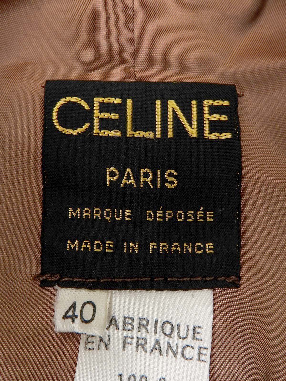 ウールロゴボタンエルボーパッチジャケット ブラウン/グレー