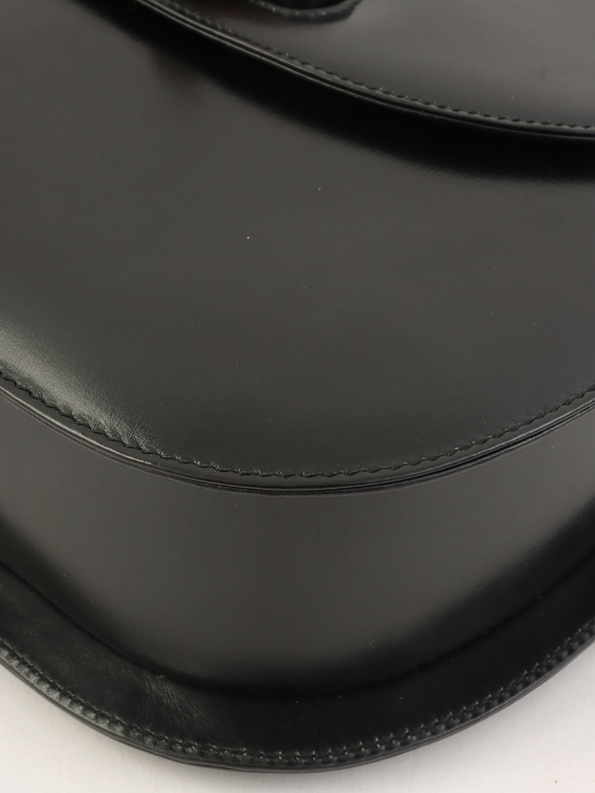 黑色竹制单肩包