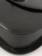 黑色竹制单肩包