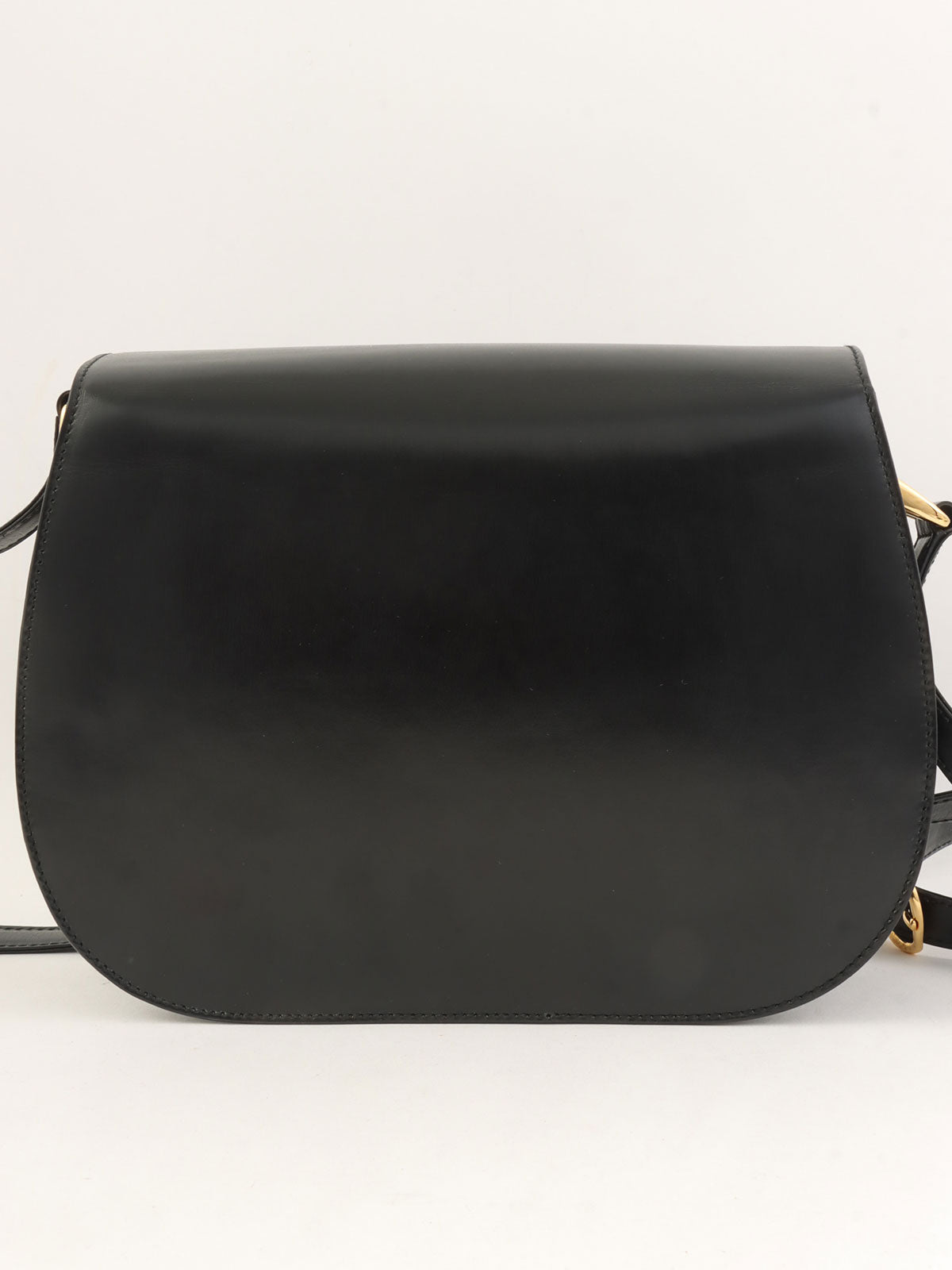 黑色竹制单肩包