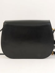 黑色竹制单肩包