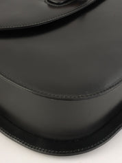 黑色竹制单肩包