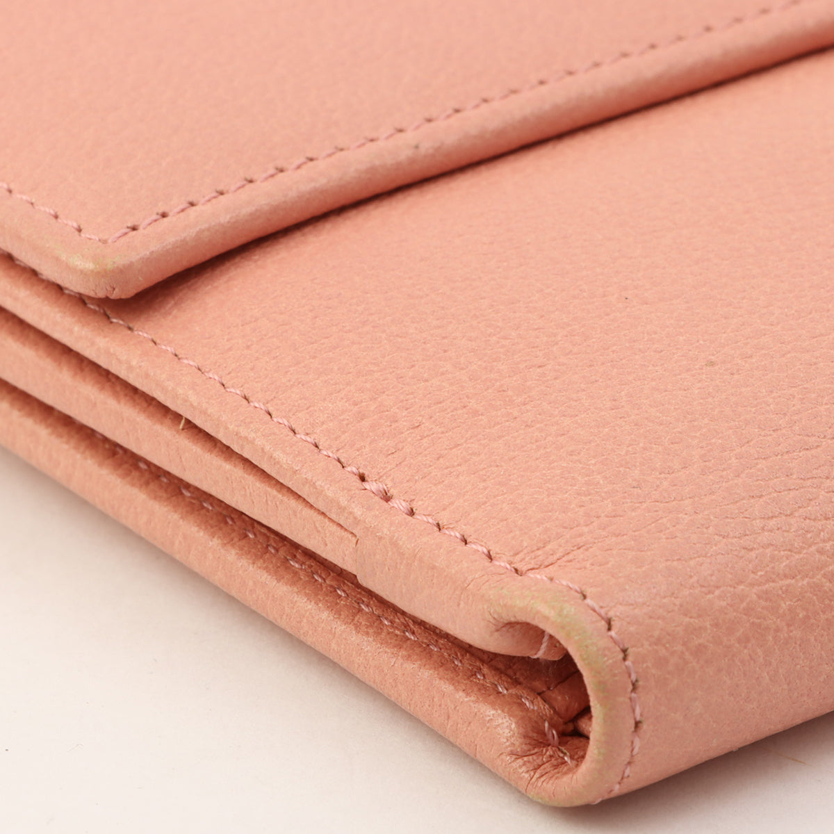 2011 Camellia CC Mark Compact Wallet Pink