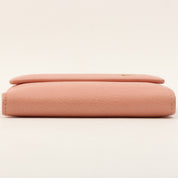 2011 Camellia CC Mark Compact Wallet Pink