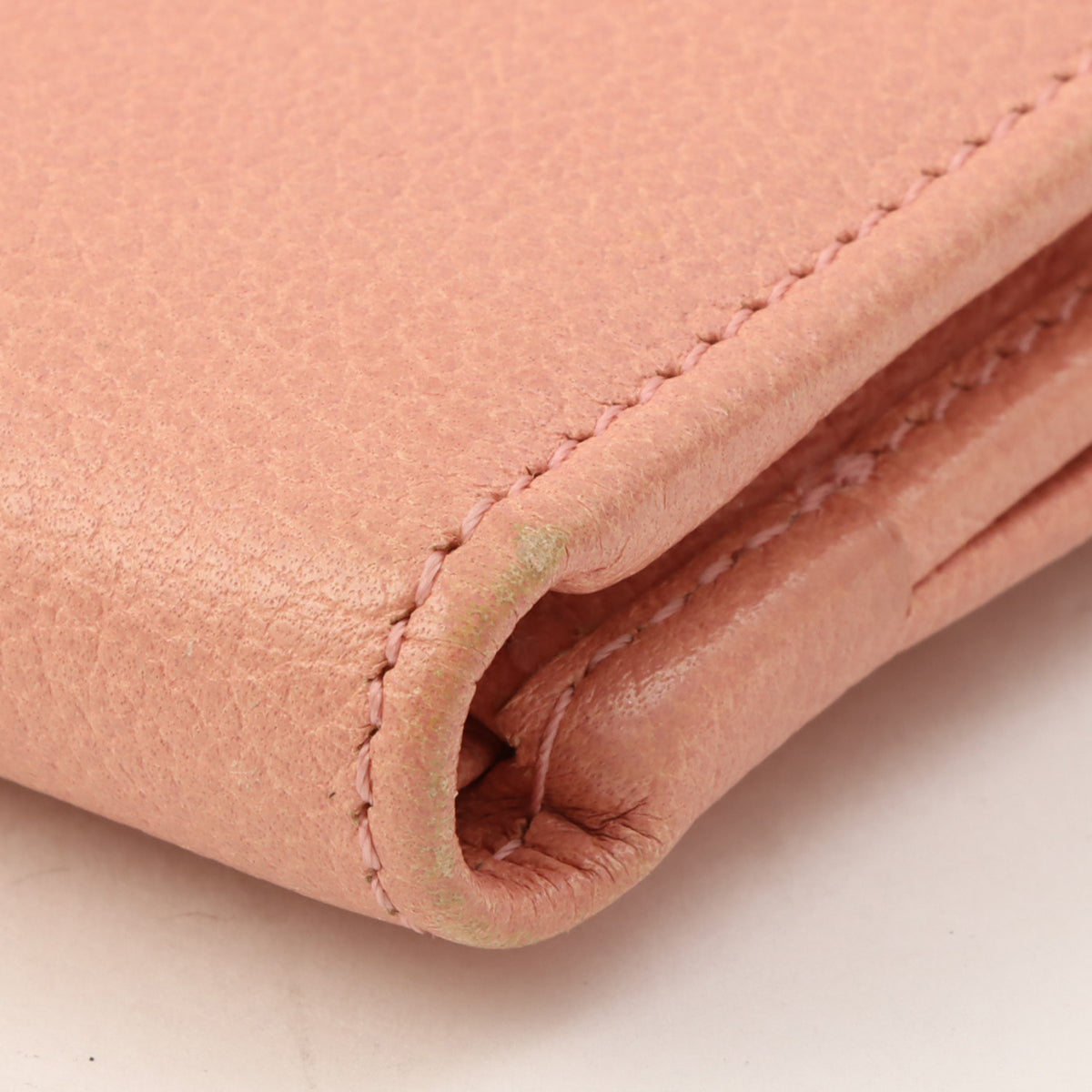 2011 Camellia CC Mark Compact Wallet Pink