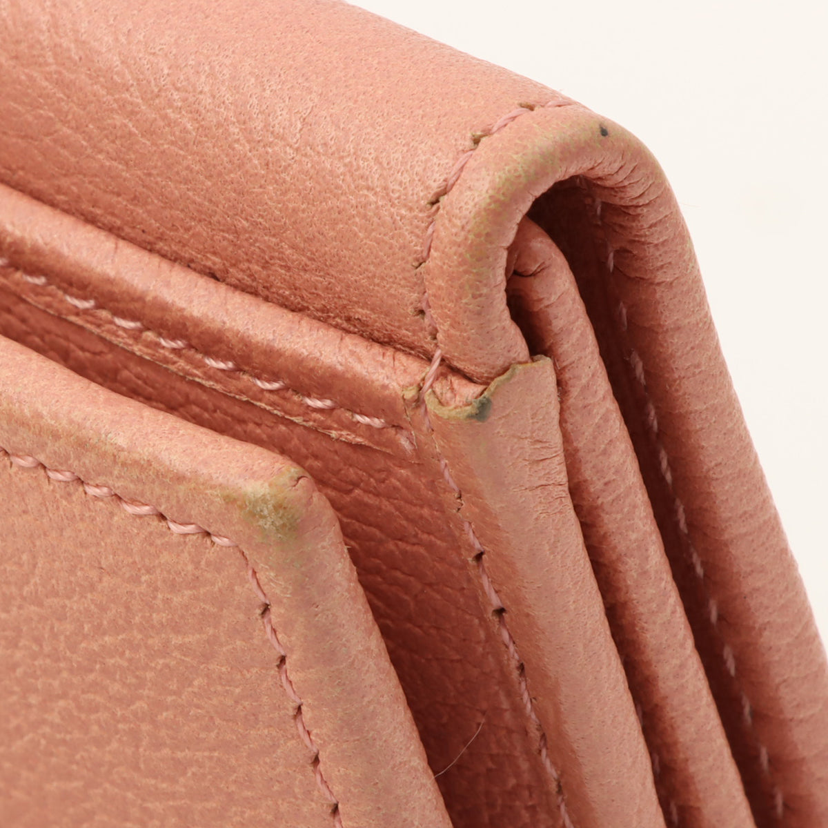 2011 Camellia CC Mark Compact Wallet Pink