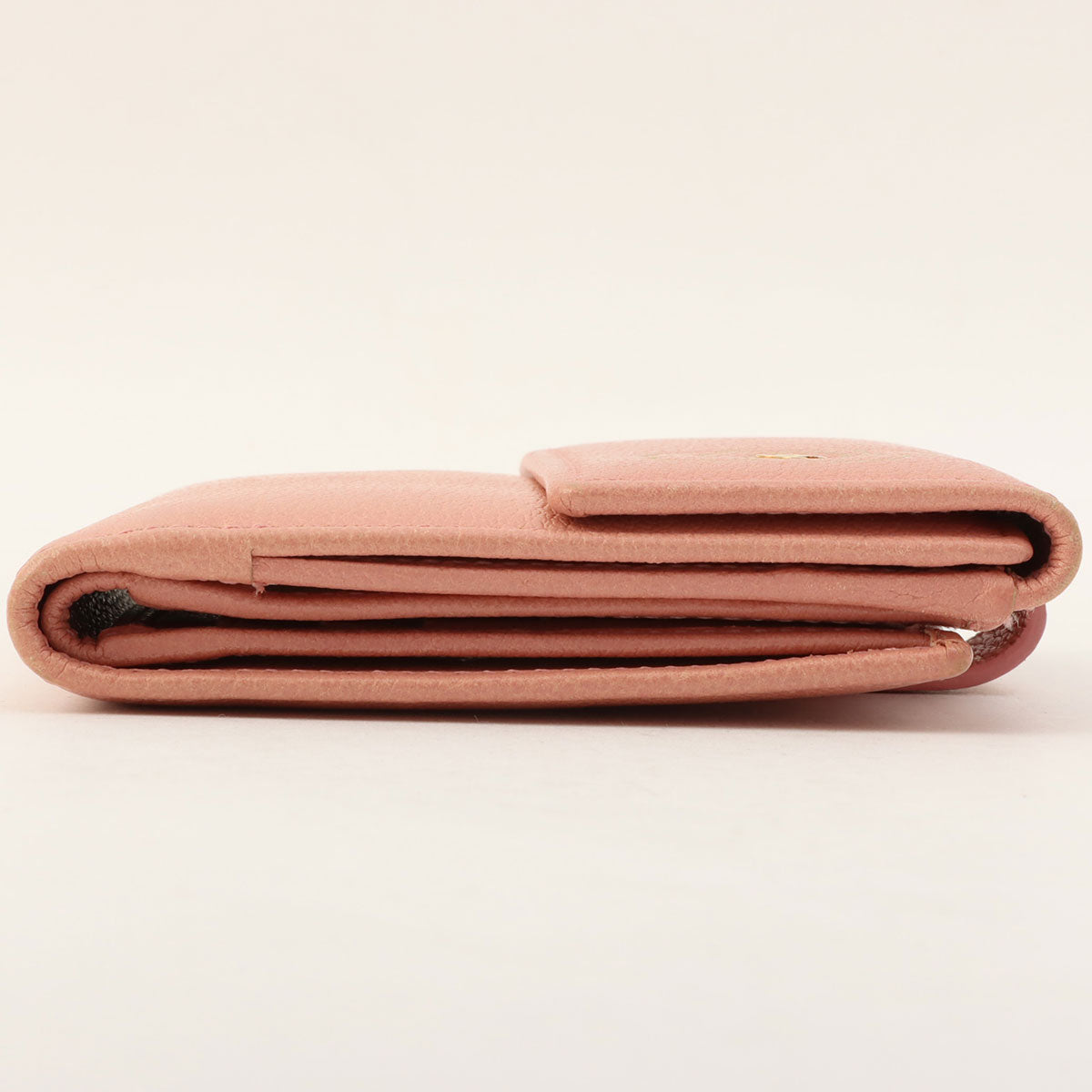 2011 Camellia CC Mark Compact Wallet Pink