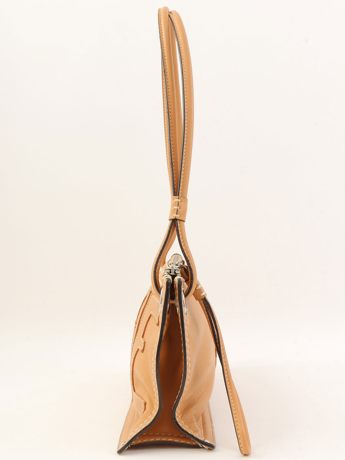 アナグラムパターンワンショルダーバッグ ベージュ