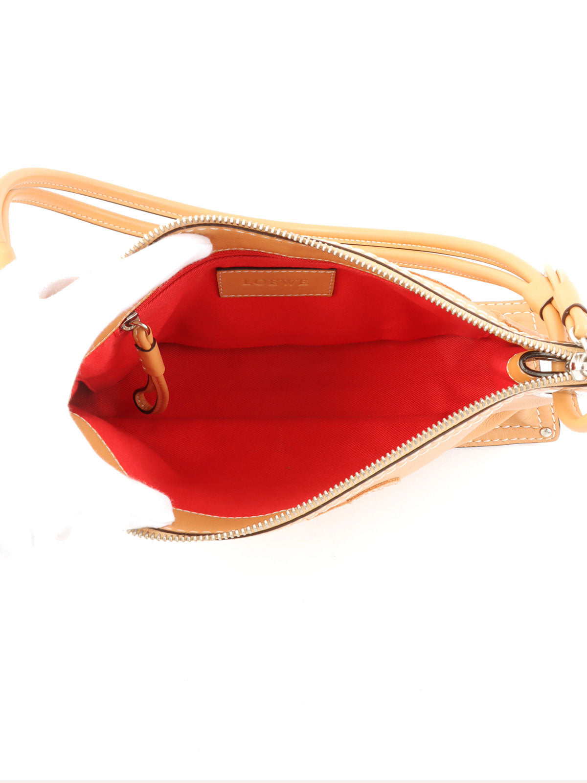 アナグラムパターンワンショルダーバッグ ベージュ