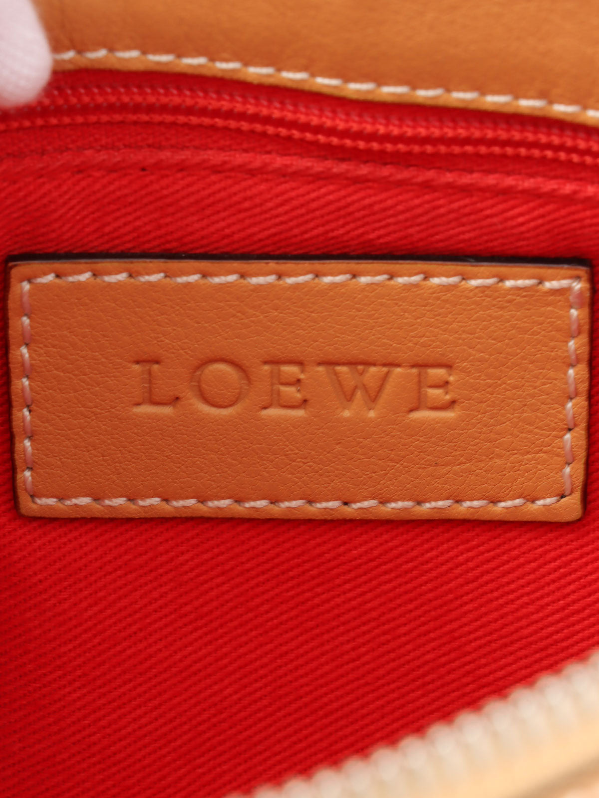 アナグラムパターンワンショルダーバッグ ベージュ