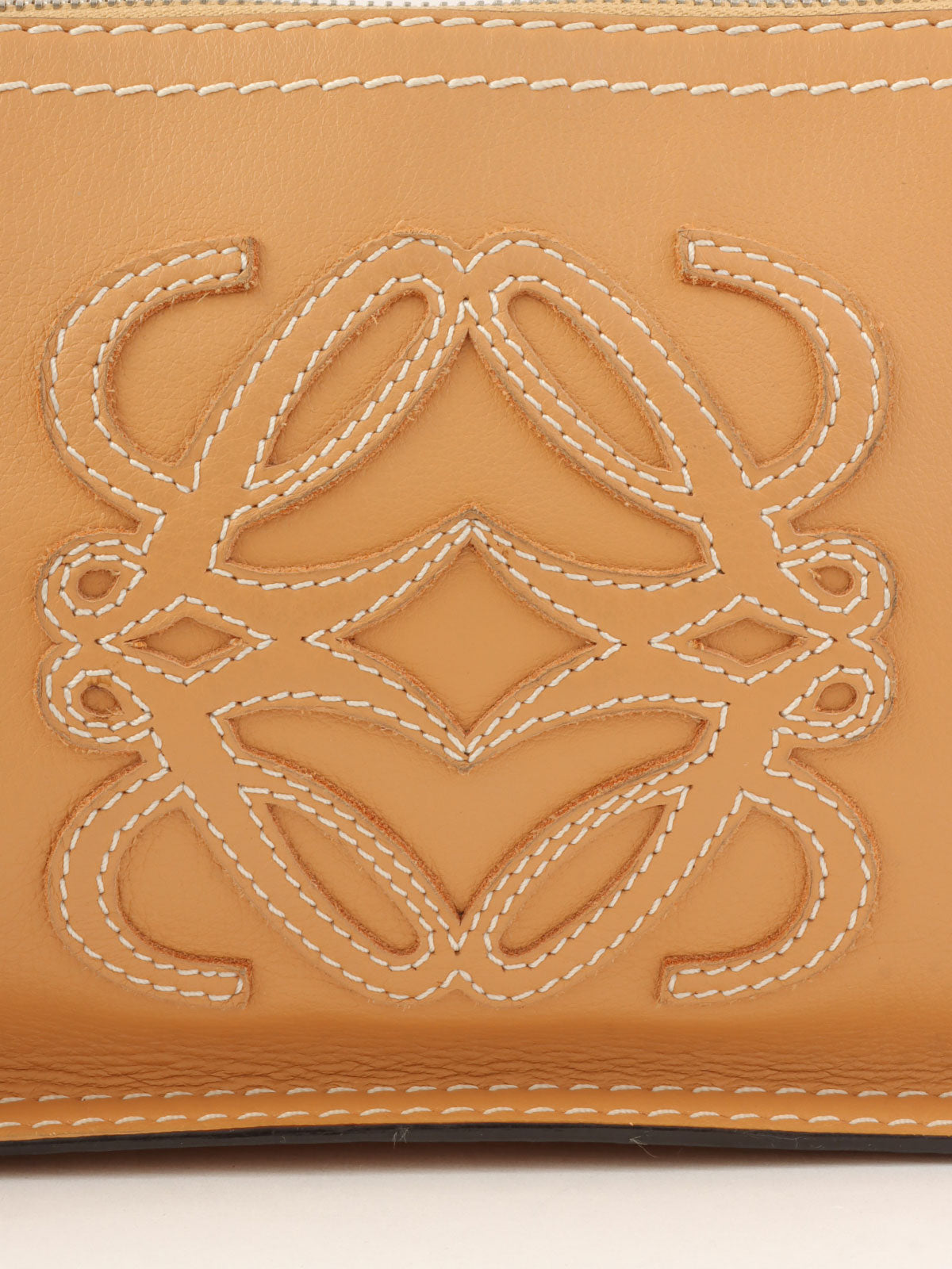 アナグラムパターンワンショルダーバッグ ベージュ