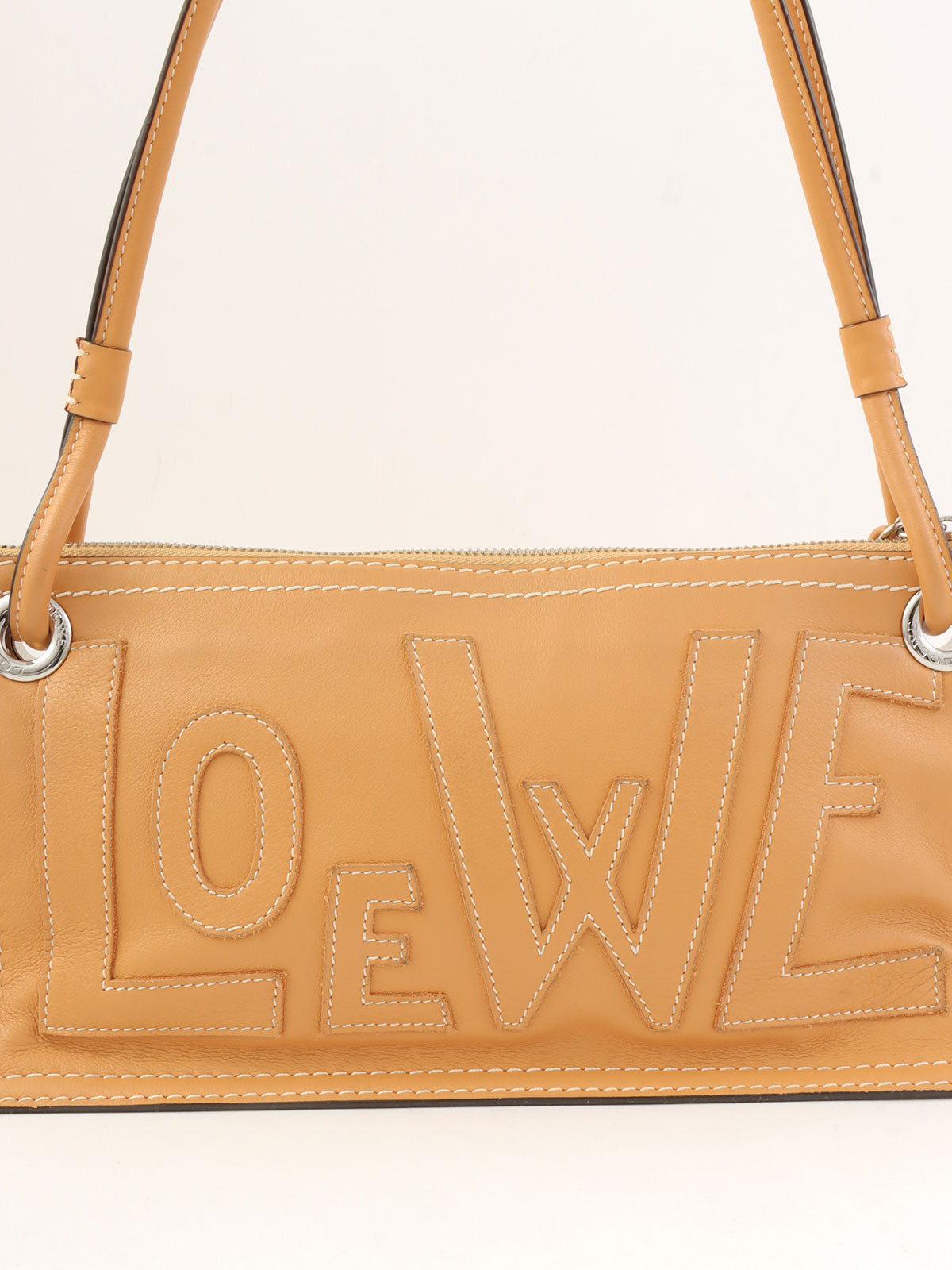 アナグラムパターンワンショルダーバッグ ベージュ