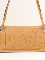 アナグラムパターンワンショルダーバッグ ベージュ