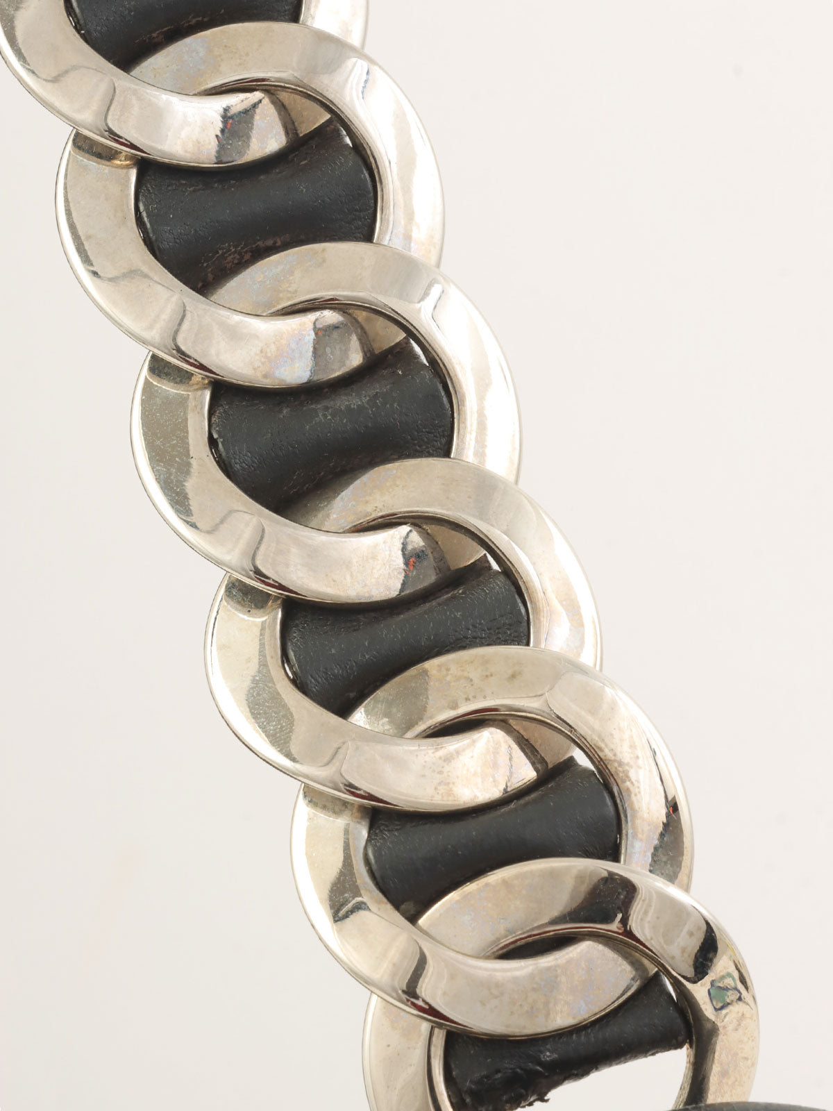 Jazz Club Chain One-Shoulder Bag Black