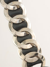 Jazz Club Chain One-Shoulder Bag Black