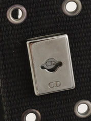 Street Chic Trotter Pattern Shoulder Bag in Black