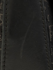 Street Chic Trotter Pattern Shoulder Bag in Black