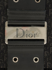 Street Chic Trotter Pattern Shoulder Bag in Black