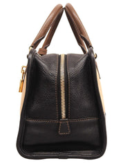 アナグラムアマソナボストンバッグ ベージュ/ブラック